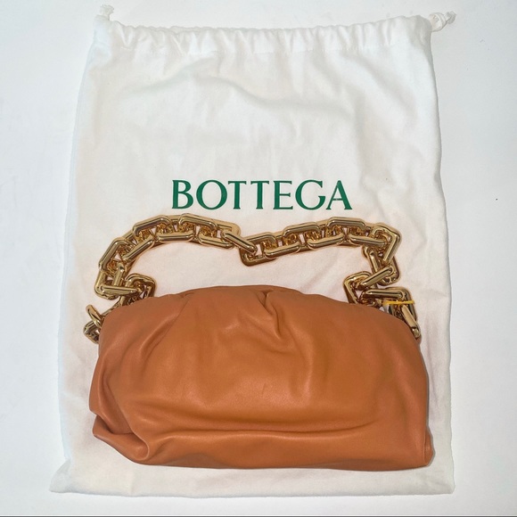 BOTTEGA VENETA Napa Chain Pouch Bag in Clay - Picture 4 of 6